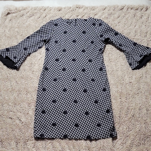 Talbots Dresses & Skirts - 🌞Talbots Black and White Houndstooth Dress Sz 8p